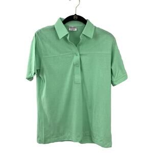 Vintage Women's Leon Levin Mint Short Sleeve Golf Shirt / Medium EUC